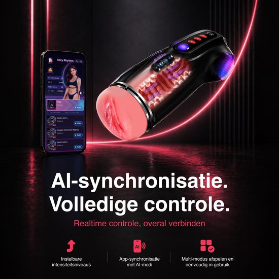 Moški masturbator (model 2026) s tremi zamenljivimi tulci in funkcijo vakuumske črpalke, ki ponuja 9 načinov sesanja in 9 načinov vibracij.