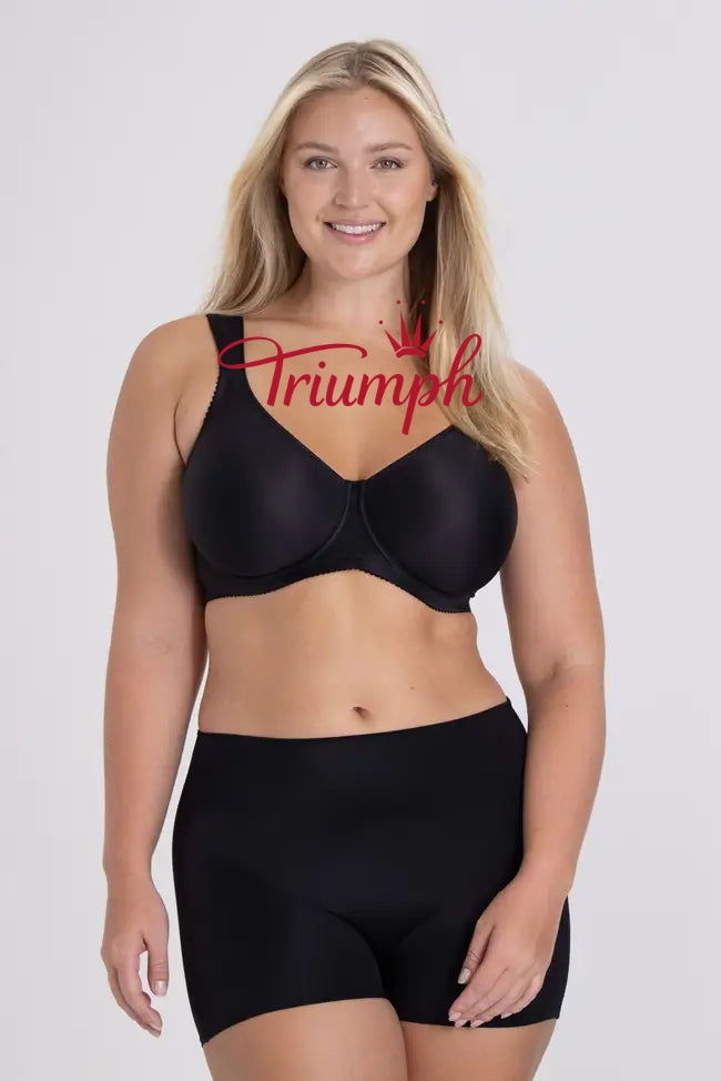 Triumph – (4 kosi) modrček z velikimi košaricami in push-up vzorcem